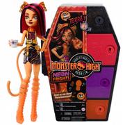 MONSTER HIGH STRASZYSEKRETY TORALEI STRIPE NEONOWA LALKA + 19 NIESPODZIANEK