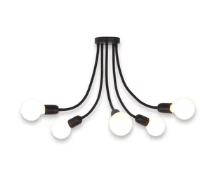 Top Light Galileo 5 C - Żyrandol 5xE27/40W/230V czarny - Lampy sufitowe - miniaturka - grafika 1