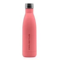 Zestawy naczyń dla dzieci - Cool Bottles Butelka termiczna 500 ml Triple cool Pastel Coral - miniaturka - grafika 1