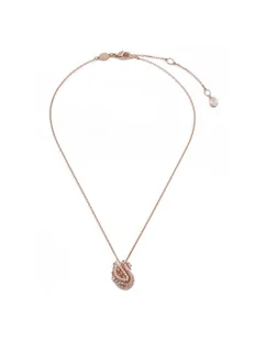 Swarovski Naszyjnik Swan 5732414 Różowe złoto - Naszyjniki - miniaturka - grafika 1