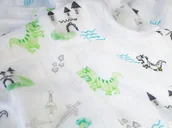 Pieluchy - TExpol, Pieluszka bambusowa, Smok wawelski, Bamboo Line, 120x120 cm - miniaturka - grafika 1