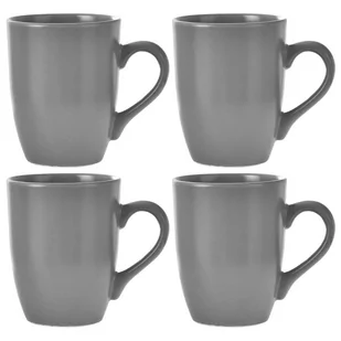 Orion Kubek ceramiczny do picia kawy herbaty szary kubki zestaw komplet kubków 4 sztuki ALFA 350 ml - Kubki - miniaturka - grafika 1