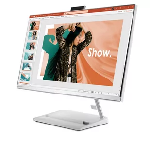 Lenovo IdeaCentre AIO 3 27IAP7 i5-12450H 27" FHD IPS 250nits AG 16GB DDR4-3200 SSD512 Intel UHD Graphics Win11 White - Zestawy komputerowe - miniaturka - grafika 3