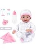 Lalki dla dziewczynek - Lalka Reborn Baby 38cm z akcesoriami - miniaturka - grafika 1