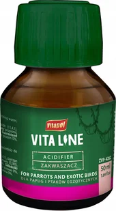 Vitapol Vitaline zakwaszacz dla ptaków egzotycznych 50ml - Witaminy i odżywki dla ptaków - miniaturka - grafika 1