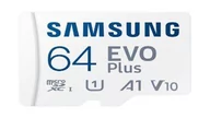 Karty pamięci - Samsung EVO Plus 2021 MicroSDXC 64GB UHS-I/U1 A1 V10 MB-MC64KA/EU MB-MC64KA/EU - miniaturka - grafika 1