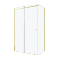 Kabiny prysznicowe - Mexen Omega kabina prysznicowa rozsuwana 120x90 cm, transparent, złoty - 825-120-090-50-00 - miniaturka - grafika 1
