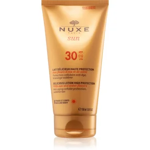 Nuxe Sun mleczko do opalania do twarzy i ciała SPF30+ Anti Aging Cellular Protection Sublime Tan with Sun and Water Flowers 150 ml - Balsamy i kremy do opalania - miniaturka - grafika 1