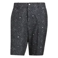 Golf - Męskie spodenki golfowe Adidas Ultimate365 Flag Print black - miniaturka - grafika 1