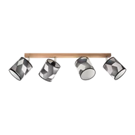 Lampy sufitowe - Britop Espacio 56748474 spot 4x25W/E27 IP20 - miniaturka - grafika 1