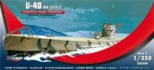 Modele do sklejania - Mirage Hobby Model plastikowy U-Boot U-40 IX  OD 199 ZŁ! GXP-606513 - miniaturka - grafika 1
