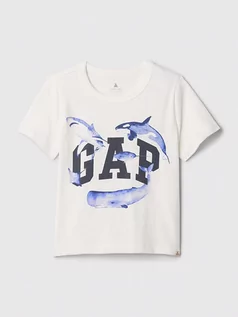 Kaftaniki dla niemowląt - GAP Koszulka w kolorze białym - grafika 1