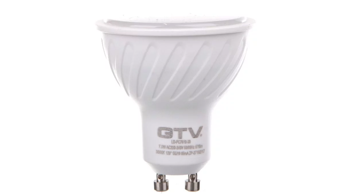 GTV Żarówka LED GU10 7,5W SMD ciepła LD-PC7510-30
