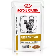 Mokra karma dla kotów - Royal Canin Veterinary Feline Urinary S/O Moderate Calorie - 24 x 85 g - miniaturka - grafika 1