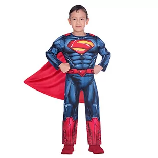 AMSCAN USA Strój filmowy dla chłopca Superman Super Bohater DC 8/10 l. 9906072 - Stroje karnawałowe - miniaturka - grafika 1