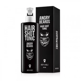Angry Beards Hair Shot tonik barberski 500ml - Kosmetyki i akcesoria do pielęgnacji brody - miniaturka - grafika 1