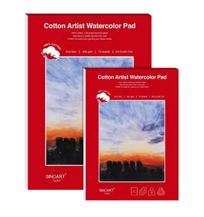 Artystyczny podkład bawełniany A3 / Sinoart - Podobrazia, bloki, papiery - miniaturka - grafika 1