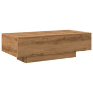 Ławy i stoliki kawowe - vidaXL Stolik kawowy Artisan dąb 100x49,5x31 cm materiał drewnopochodny - miniaturka - grafika 1