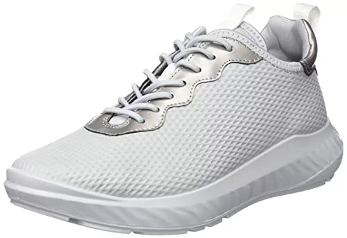 ECCO Damskie buty sportowe ATH-1FW Sneaker, Concrete/Concrete/White,  rozmiar 40 UE - Ceny i opinie na Skapiec.pl