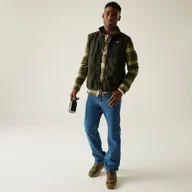 Kurtki i kamizelki sportowe męskie - Regatta Kamizelka męska polarowa Frankie Borg Zielony, Rozmiar: 3XL - miniaturka - grafika 1