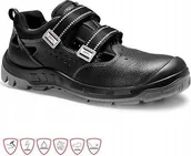 Obuwie robocze - Elten Sandalai ELTEN Jori Leon S1P, juodi 43 - miniaturka - grafika 1