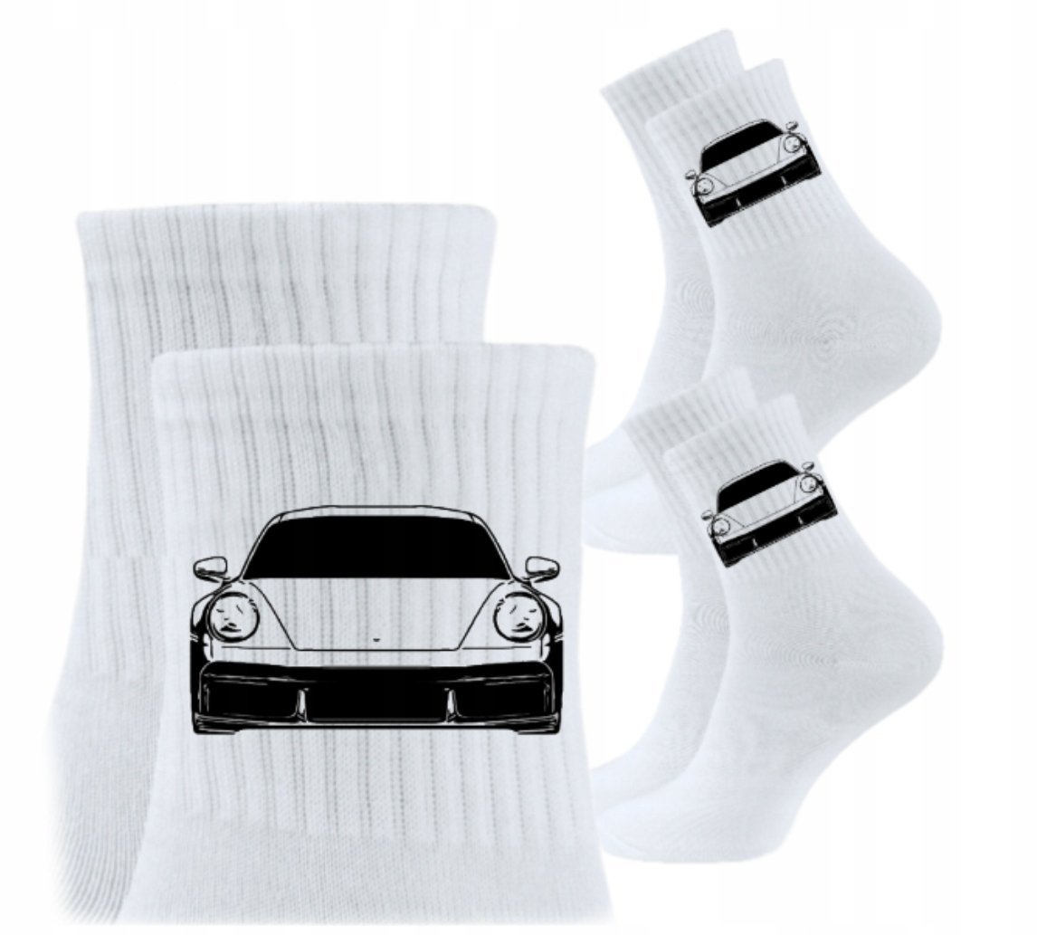 3x Skarpetki Urodziny Prezent Skarpety dla kierowcy auta PORSCHE