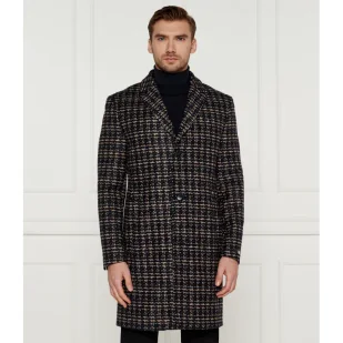 Karl Lagerfeld Płaszcz CLOUD z dodatkiem wełny - Płaszcze męskie Karl Lagerfeld Płaszcz CLOUD z dodatkiem wełny - Płaszcze męskie - miniaturka - grafika 1