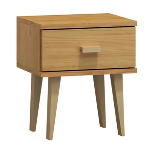 Szafka nocna skandynawska sosnowa Venuci olcha - Szafki nocne - miniaturka - grafika 1
