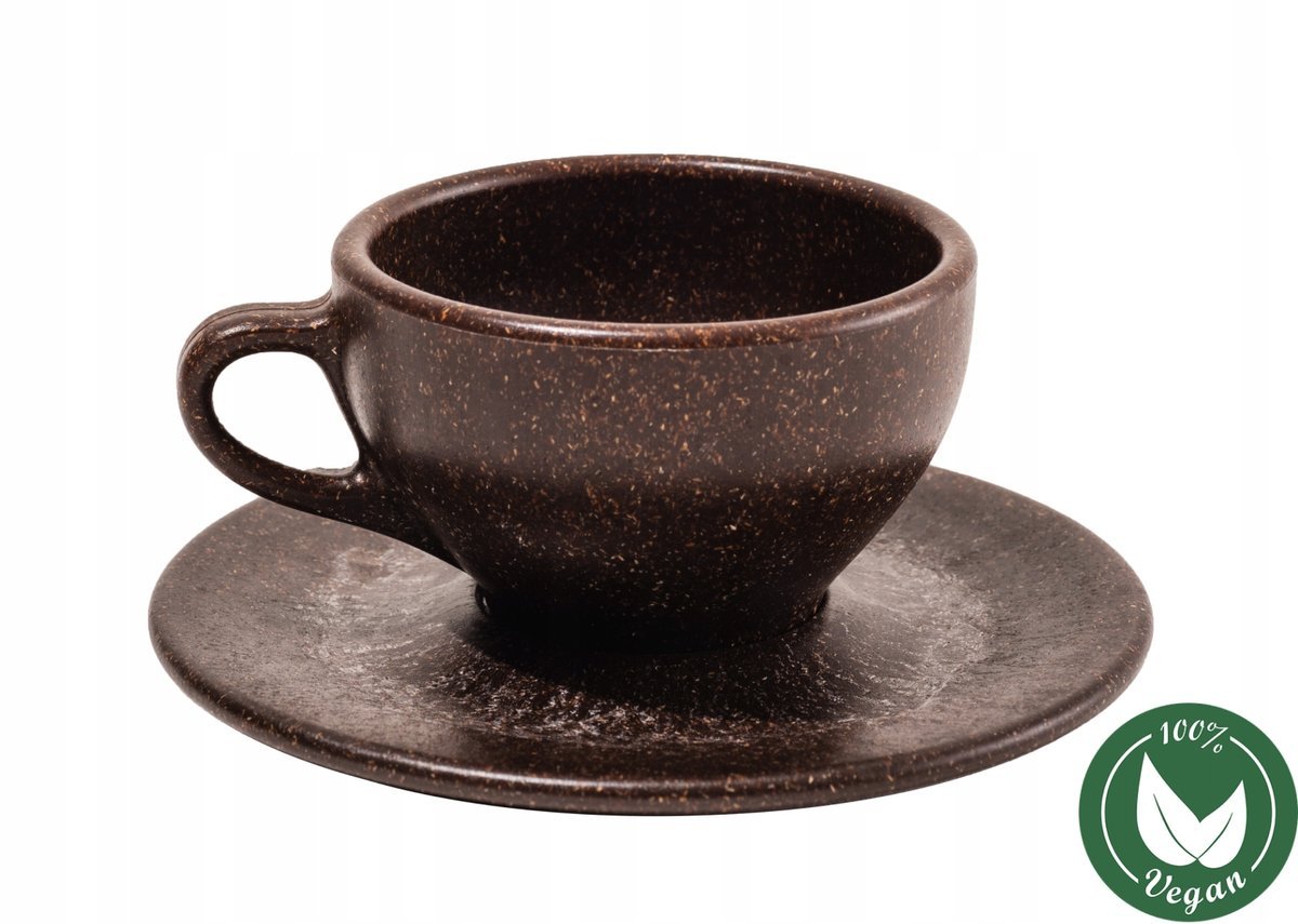 Filiżanka i spodek z recyklingowanej kawy Krups do cappuccino OTKUB03