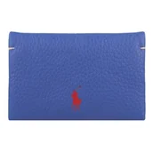 Portfele - POLO RALPH LAUREN Polo Play Etui na karty kredytowe Skórzany 10 cm niebieski - miniaturka - grafika 1