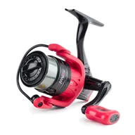 Kołowrotki - Kołowrotek spinningowy Abu Garcia Max 1000 X + 0,12Mm Braid czarno-czerwony 1530853 - miniaturka - grafika 1