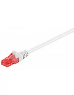 Patchcordy - Kabel Lan Patchcord Cat 6 U/utp biały 1m - miniaturka - grafika 1