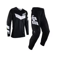 Odzież motocyklowa - Leatt 3.5 Ride 2023 Zestaw koszulek i spodni Motocross, Balck/White, 3XL - miniaturka - grafika 1