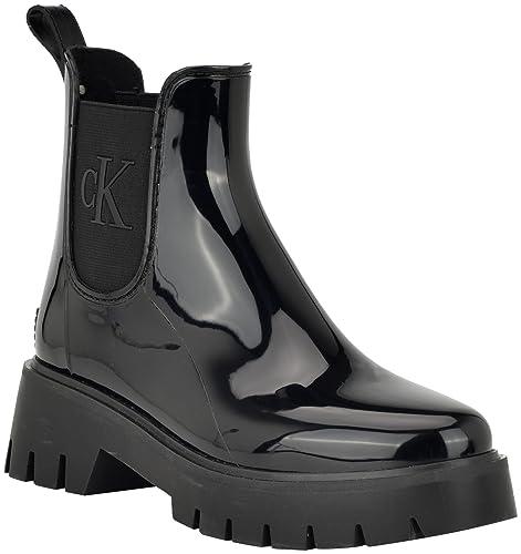 Calvin Klein Damskie botki Wende, czarne 001, 7 UK, Czarny 001, 40 EU