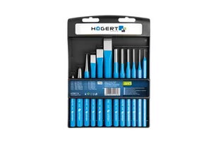 hogert technik Zestaw przecinaków, punktaków i wybijaków 12 szt., CrV HT3B712 HT3B712 - Akcesoria do elektronarzędzi - miniaturka - grafika 1