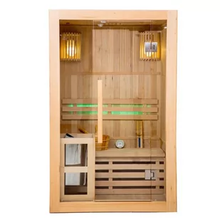 Sauna fińska 2 osobowa wysokotemperaturowa 3,5KW Harvia 120x105 cm Oslo1 - Sauny - miniaturka - grafika 1