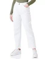 Spodnie damskie - Love Moschino Damskie spodnie na co dzień, optical white, 28 - miniaturka - grafika 1