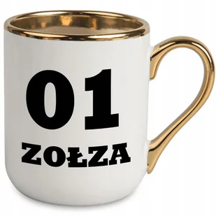 Kubek Elegant 01 ZOŁZA Biały Na Prezent Urodziny TOP100 WZORY - Kubki Kubek Elegant 01 ZOŁZA Biały Na Prezent Urodziny TOP100 WZORY - Kubki - miniaturka - grafika 1