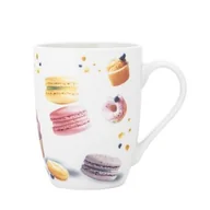 Kubki - Kubek porcelanowy 320 ml Słodkości beżowy - miniaturka - grafika 1