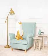 Maskotki i pluszaki - DUŻY PLUSZAK KURCZAKO-BANAN MASKOTKA PRZYTULANKA WIELKANOC MIŚ - 70CM - miniaturka - grafika 1