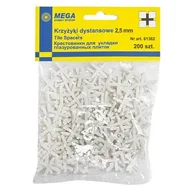 Narzędzia glazurnicze - MEGA KRZYŻYKI DYSTANSOWE DO GLAZURY 2,5MM 61362_KRZYZ_GLAZ_2,5 - miniaturka - grafika 1