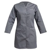 Odzież medyczna - Żakiet medyczny kosmetyczny damski szary lamówka biała rękaw 3/4 36 - miniaturka - grafika 1