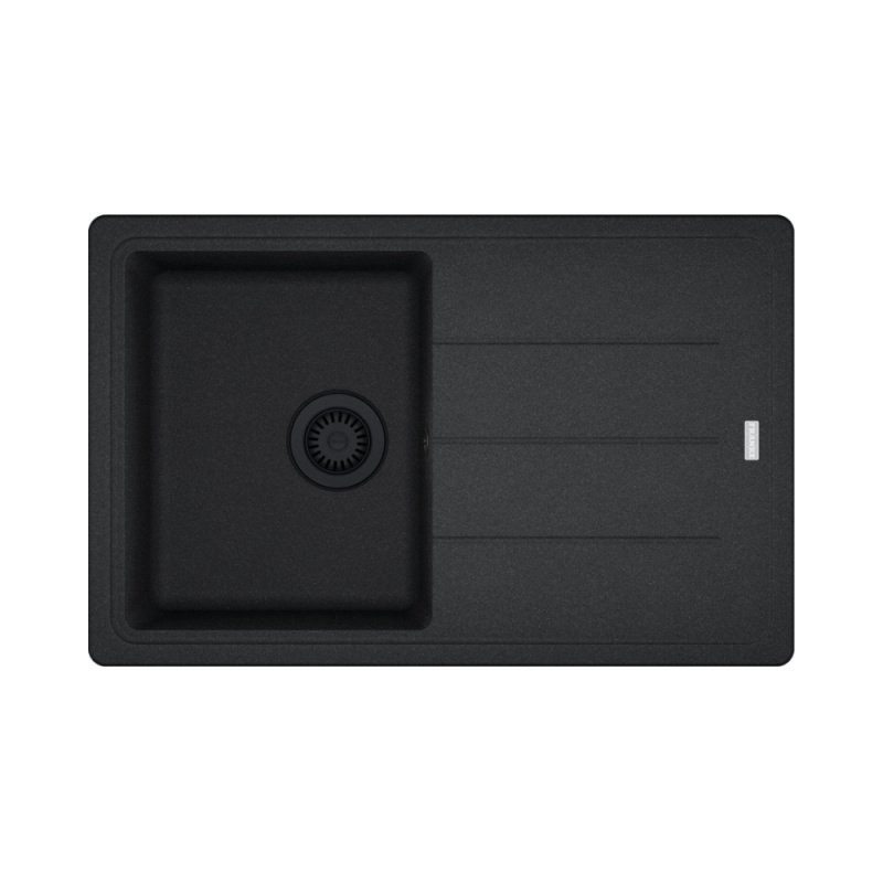 Franke Basis BFG 611-78 Zlewozmywak granitowy jednokomorowy 78x50 cm onyx 114.0741.177