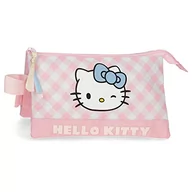 Etui na dokumenty i karty - Hello Kitty Wink piórnik, potrójny, różowy, 22 x 12 x 5 cm, poliester, różowy, potrójne etui, Rosa, Potrójne etui - miniaturka - grafika 1