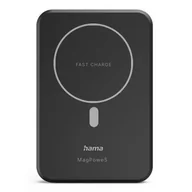 Powerbanki - Powerbank indukcyjny HAMA MagPower 201695 5000 mAh - miniaturka - grafika 1
