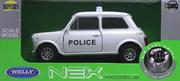 Samochody i pojazdy dla dzieci - Welly Mini Cooper Polizia WEL-22075IP - miniaturka - grafika 1