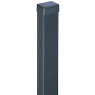 Akcesoria do ogrodzeń - Słup gładki 60 x 40 x 1,2 mm (2,40 m) ocynk + RAL7016 połysk - miniaturka - grafika 1