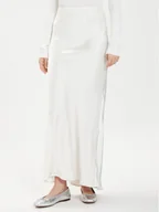 Spódnice - Gina Tricot Spódnica maxi 22969 Biały Regular Fit - miniaturka - grafika 1