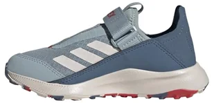 adidas Uniseks - dzieci Terrex Voyager 21 Slip-On Travel Shoes, magic grey/putty mauve/pure ruby, 38 2/3 EU - Buty dla chłopców - miniaturka - grafika 1