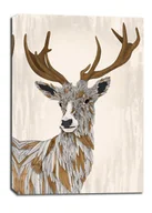 Obrazy i zdjęcia na płótnie - Feathered Deer - obraz na płótnie Wymiar do wyboru: 40x50 cm - miniaturka - grafika 1